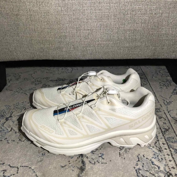 SALOMON XT-6 Waterproof Sneaker Neutral Vanilla Ice - Picture 5 of 11